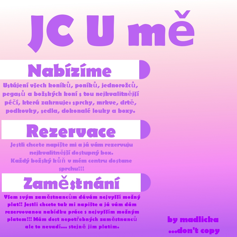 JC U mě